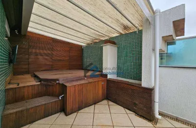 Cobertura à venda, 170 m² por r$ 980.000,00 - nova gerty - são caetano do sul/sp