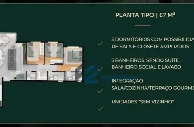 Apartamento à venda, 87 m² por r$ 930.000,00 - jardim - santo andré/sp