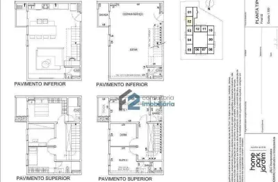 Apartamento duplex com 3 dormitórios à venda, 90 m² por r$ 973.456,86 - jardim - santo andré/sp
