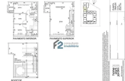Apartamento triplex com 3 dormitórios à venda, 136 m² por r$ 1.539.577,87 - jardim - santo andré/sp