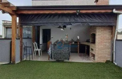 Cobertura com 2 dormitórios à venda, 130 m² por r$ 510.000 - vila guarará - santo andré/sp