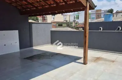 Cobertura com 2 dormitórios à venda, 50 m² por r$ 440.000 - parque oratório - santo andré/sp