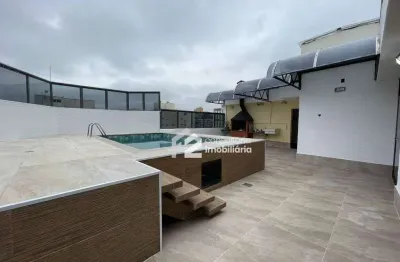 Cobertura com 4 dormitórios, 320 m² - venda por r$ 2.000.000,00 ou aluguel por r$ 9.390,00/mês - santo antônio - são caetano do sul/sp