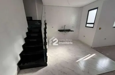 Cobertura à venda, 110 m² por r$ 562.000,00 - vila alice - santo andré/sp