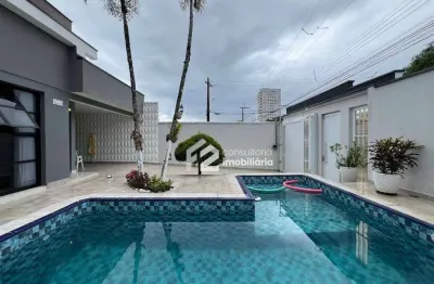 Casa com 3 dormitórios à venda, 140 m² por r$ 1.300.000 - vila balneária - praia grande/sp