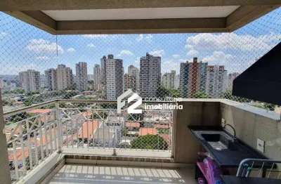 Cobertura com 3 dormitórios à venda, 127 m² por r$ 870.000 - jardim - santo andré/sp