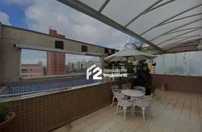 Cobertura duplex com 4 dormitórios à venda, 467 m² por r$ 2.650.000 - jardim - santo andré/sp