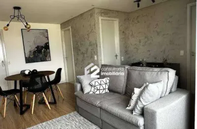 Apartamento com 1 dormitório à venda, 58 m² por r$ 575.000 - vila assunção - santo andré/sp