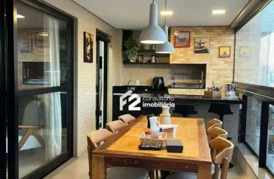 Apartamento com 3 dormitórios à venda, 170 m² por r$ 1.950.000 - vila dayse - são bernardo do campo/sp