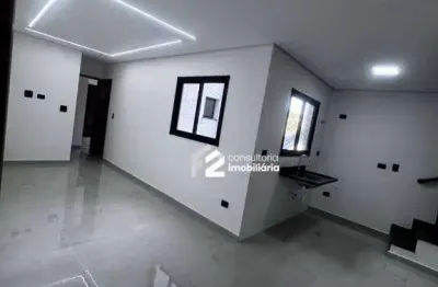 Cobertura com 2 dormitórios à venda, 106 m² por r$ 451.000,00 - jardim silvana - santo andré/sp