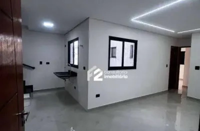 Cobertura com 2 dormitórios à venda, 100 m² por r$ 424.000,00 - jardim silvana - santo andré/sp