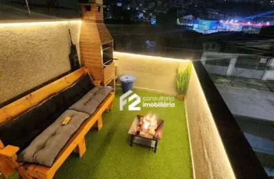 Apartamento com 2 dormitórios para alugar, 57 m² por r$ 2.500/mês - jardim europa - santo andré/sp