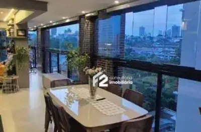 Apartamento com 3 dormitórios para alugar, 135 m² por r$ 10.604/mês - jardim - santo andré/sp