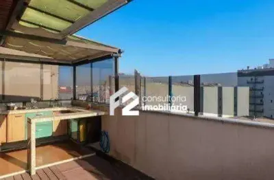 Cobertura com 3 dormitórios à venda, 140 m² por r$ 1.100.000 - santa maria - são caetano do sul/sp