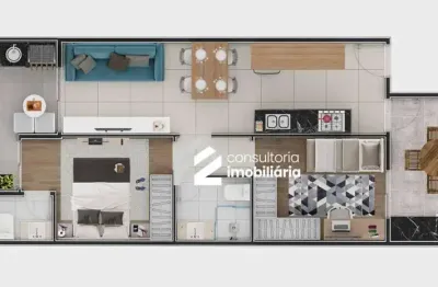 Apartamento garden com 2 dormitórios à venda, 59 m² por r$ 595.000 - baeta neves - são bernardo do campo/sp