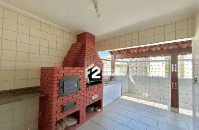 Cobertura com 3 dormitórios à venda, 144 m² por r$ 830.000 - nova mirim - praia grande/sp