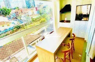 Apartamento com 3 dormitórios, 125 m² - venda por R$ 1.060.000,03 ou aluguel por R$ 7.966,67/mês - Jardim - Santo André/SP