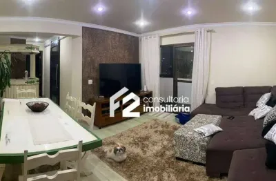 Apartamento com 3 dormitórios à venda, 105 m² por r$ 660.000 - vila valparaíso - santo andré/sp