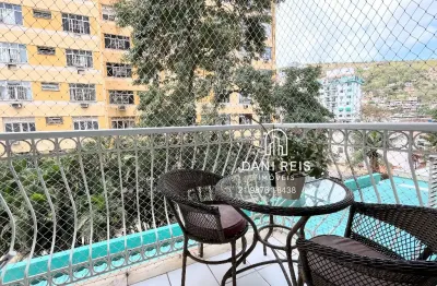 Apartamento de 2 quartos, suite, dependência, varanda e vaga.