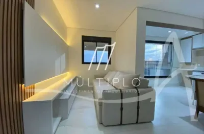Apartamento para venda mobiliado em alphaville com 2 quartos e sala ampliada