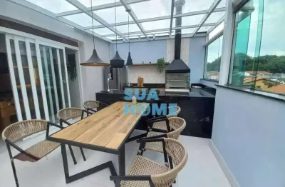 Cobertura com 3 dormitórios à venda, 202 m² por r$ 1.299.900,00 - vila caminho do mar - são bernardo do campo/sp