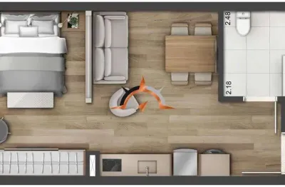 Apartamento com 1 dormitório à venda, 42 m² por r$ 700.000,00 - petrópolis - por