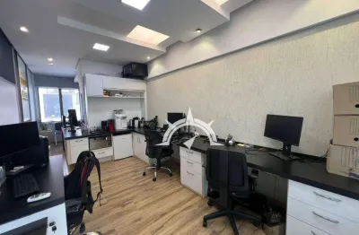 Conjunto comercial semi mobiliado com sacada  para venda/aluguel petrópolis - porto alegre/rs