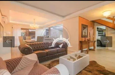 Sobrado semi mobiliado com 3 dormitórios à venda, 293 m² por r$ 1.860.000 - jardim planalto - porto alegre/rs