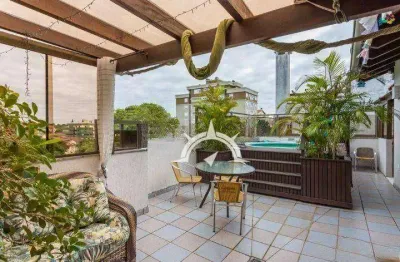 Cobertura com 2 dormitórios à venda, 166 m² por r$ 650.000,00 - jardim itu sabará - porto alegre/rs
