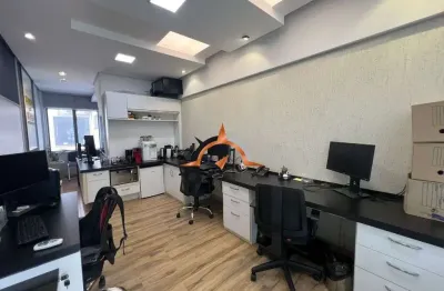 Conjunto comercial semi mobiliado com sacada  para venda/aluguel petrópolis - po