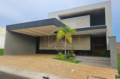 Casa em condomínio fechado com 3 quartos à venda na Rua Presbítero Jonas Alves da Silva, 5070, Residencial Villa Flora Aquarius, Marília