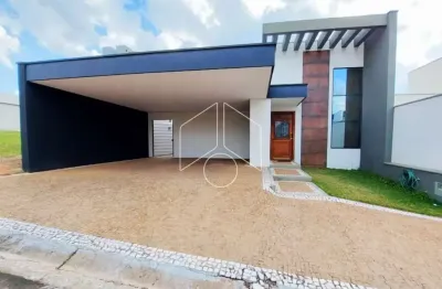 Casa em condomínio fechado com 3 quartos à venda na Rua José De Abreu Neto, Alameda Do Sossego Casa 96, 10253, Parque das Esmeraldas II, Marília