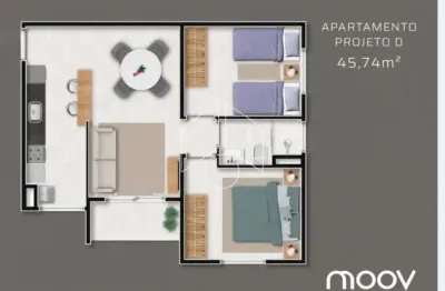 Apartamento com 2 quartos à venda na Rua Paulo Zangarini Pardo, Bloco 02, 63, Jardim Florença, Marília