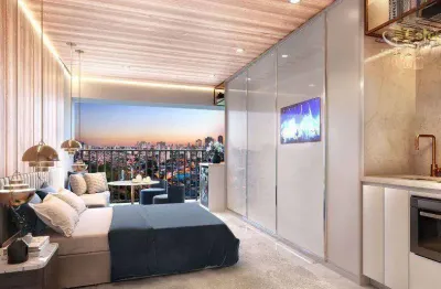 Studio com 1 dormitório à venda, 25 m² - vila dom pedro i - são paulo/sp