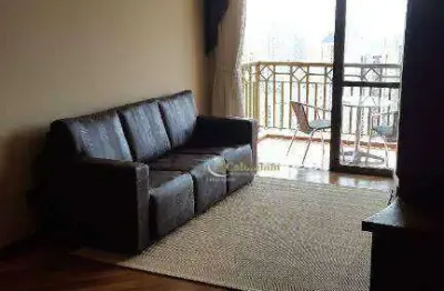 Apartamento com 3 dormitórios para alugar, 100 m² por r$ 5.970,00/mês - vila bastos - santo andré/sp