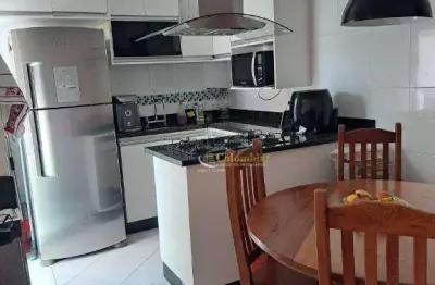 Apartamento com 2 dormitórios à venda, 70 m² - campestre - santo andré/sp