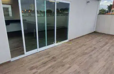 Cobertura com 3 dormitórios à venda, 120 m² por r$ 620.000,00 - vila camilópolis - santo andré/sp