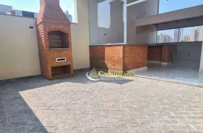 Apartamento com 3 dormitórios à venda, 107 m²  - campestre - santo andré/sp