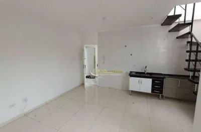 Cobertura com 2 dormitórios para alugar, 108 m² - vila alpina - santo andré/sp