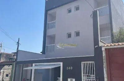 Cobertura novinha com 2 dormitórios à venda, 124 m² por r$ 515.000 - vila humaitá - santo andré/sp