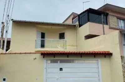 Sobrado com 3 dormitórios à venda, 193 m² por r$ 730.000,00 - vila helena - santo andré/sp