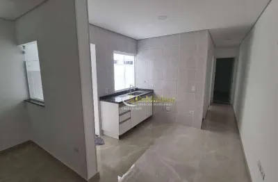 Apartamento com 2 dormitórios à venda, 50 m² por r$ 390.000 - vila palmares - santo andré/sp