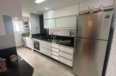 Apartamento com 2 dormitórios à venda, 76 m² - jardim santo antônio - santo andré/sp