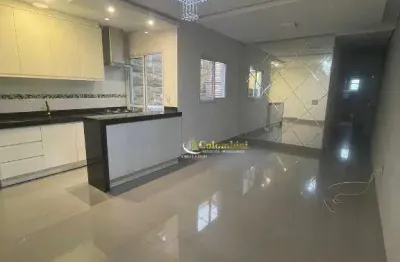 Apartamento com 2 dormitórios, 87 m² - venda por r$ 579.000 ou aluguel por r$ 3.185/mês - vila valparaíso - santo andré/sp