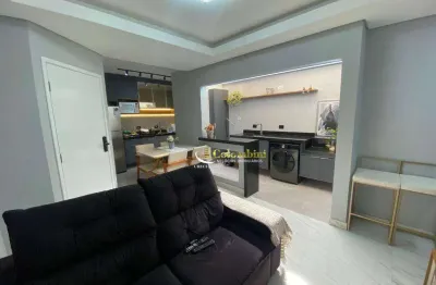 Apartamento com 2 dormitórios à venda, 50 m² - campestre - santo andré/sp