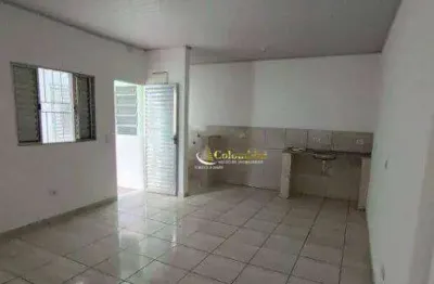 Casa com 1 dormitório para alugar, 47 m² - santa maria - são caetano do sul/sp