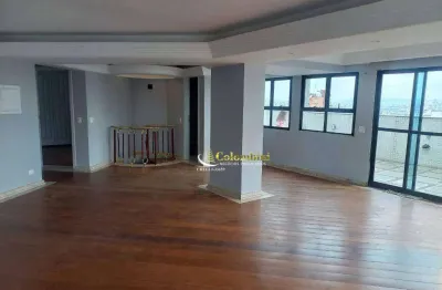 Cobertura com 3 dormitórios para alugar, 400 m² por R$ 6.133/mês - Santa Paula - São Caetano do Sul/SP