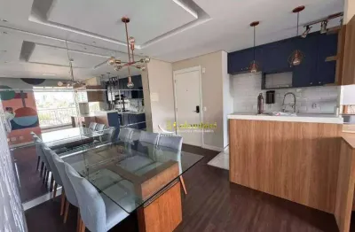 Apartamento com 2 dormitórios, sendo 1 suíte 2 vagas, 75 m² - venda ou aluguel - Jardim Hollywood - São Bernardo do Campo/SP