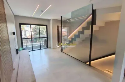 Sobrado NOVO com 2 dormitórios, sendo 1 suíte 3 vagas à venda, 110 m² - Jardim Santo Alberto - Santo André/SP