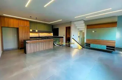 Sobrado Novo Alto Padrão com 3 dormitórios, sendo 1 suíte 4 vagas à venda, 156 m² - Vila Dusi - São Bernardo do Campo/SP
